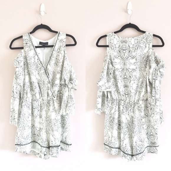 Adelyn Rae "Jasmine" Illustrated Floral Romper - Picture 8 of 8